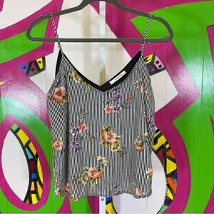 Caramela, Striped Floral Tank Top. Similar to a size Small/Medium.